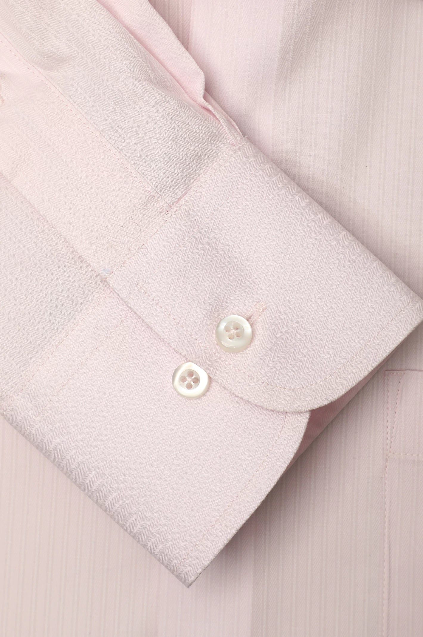 Pink Stripe Textured Formal Shirt