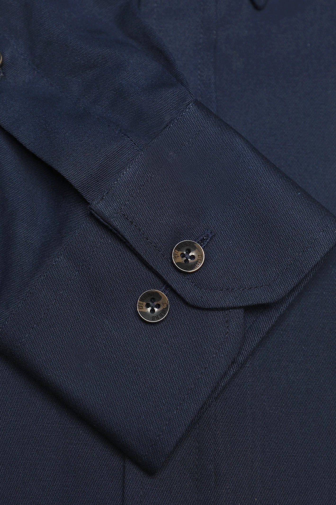 Navy Blue Plain Casual Shirt