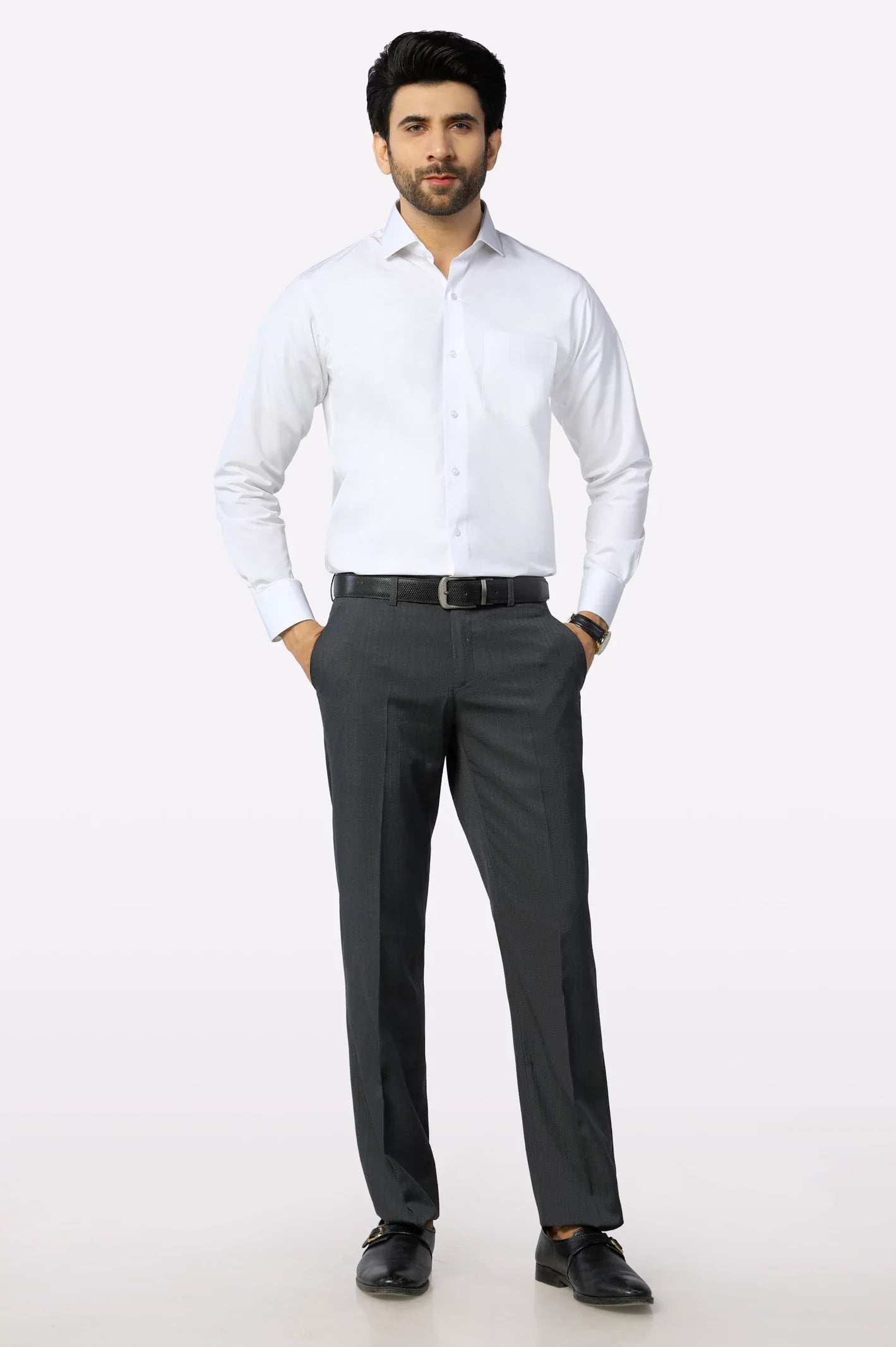 White Plain Formal Autograph Shirt