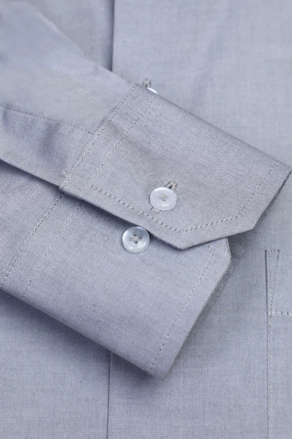 Dark Grey Self Formal Autograph Shirt