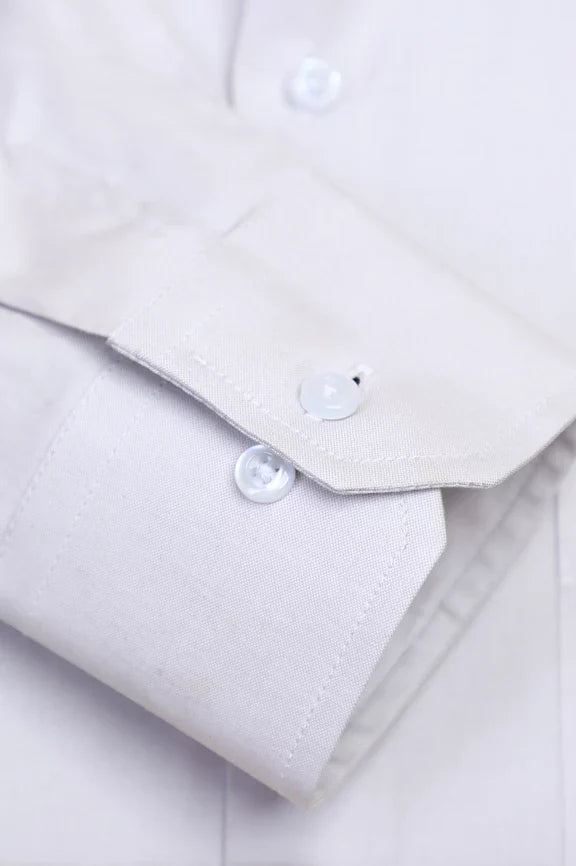 Light Grey Self Formal Autograph Shirt