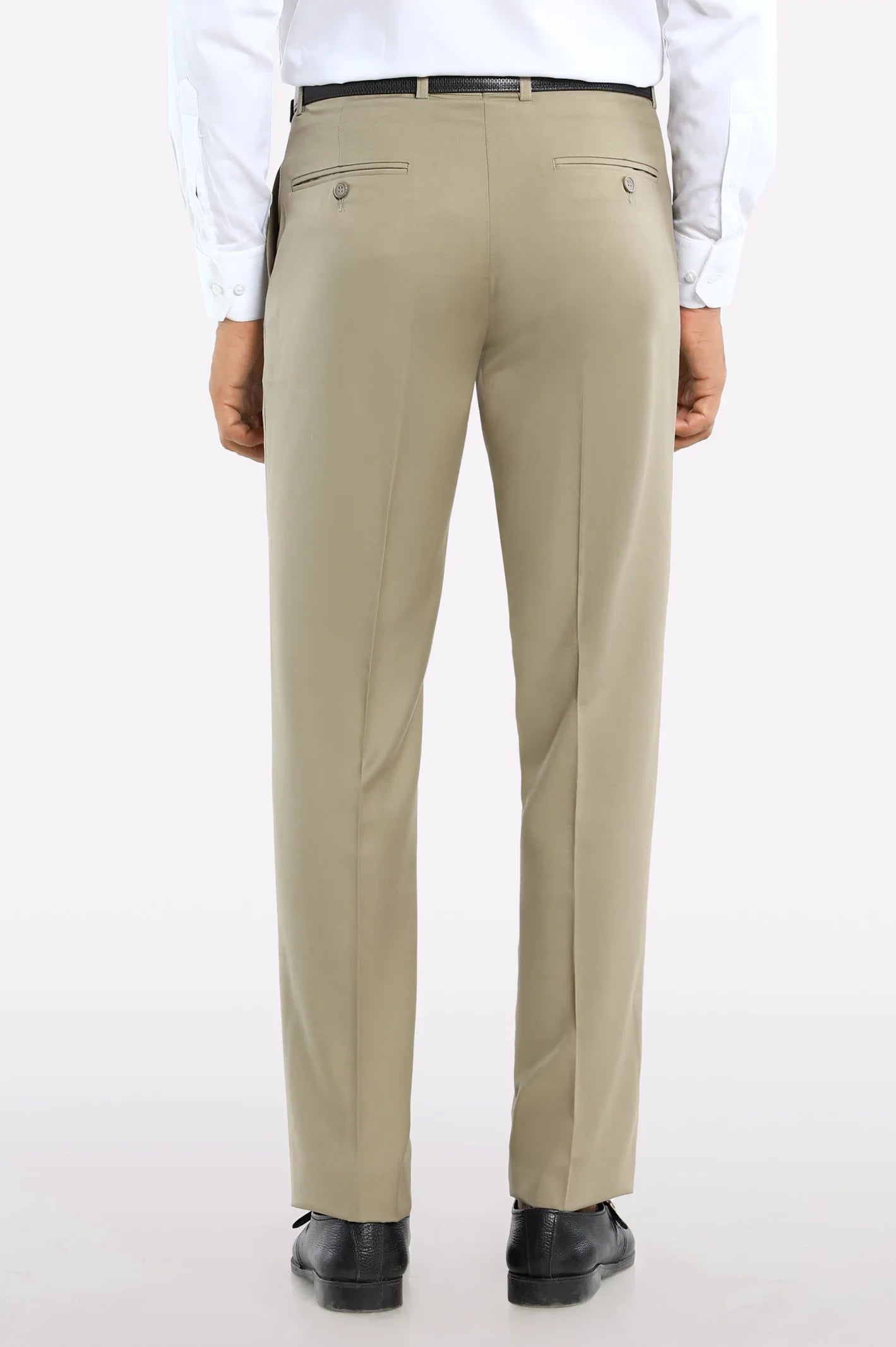 Fawn Regular Fit Formal Trouser