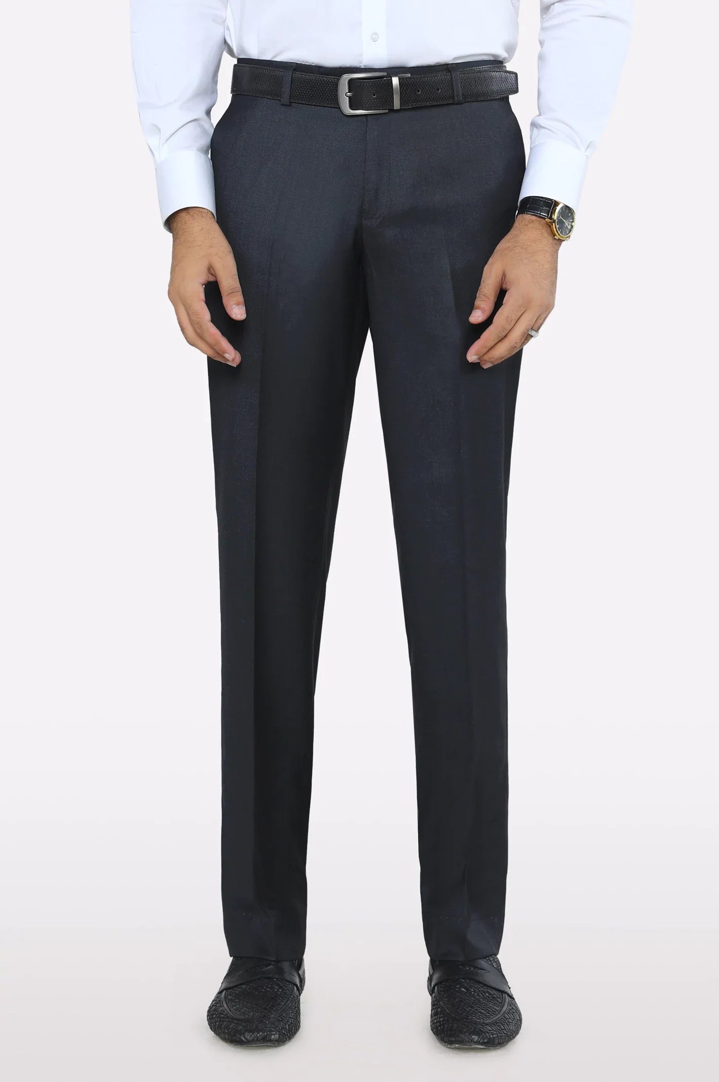 Black Smart Fit Formal Trouser