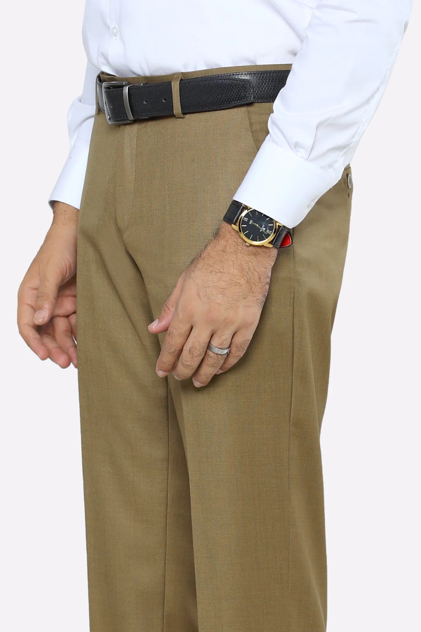 Brown Smart Fit Formal Trouser