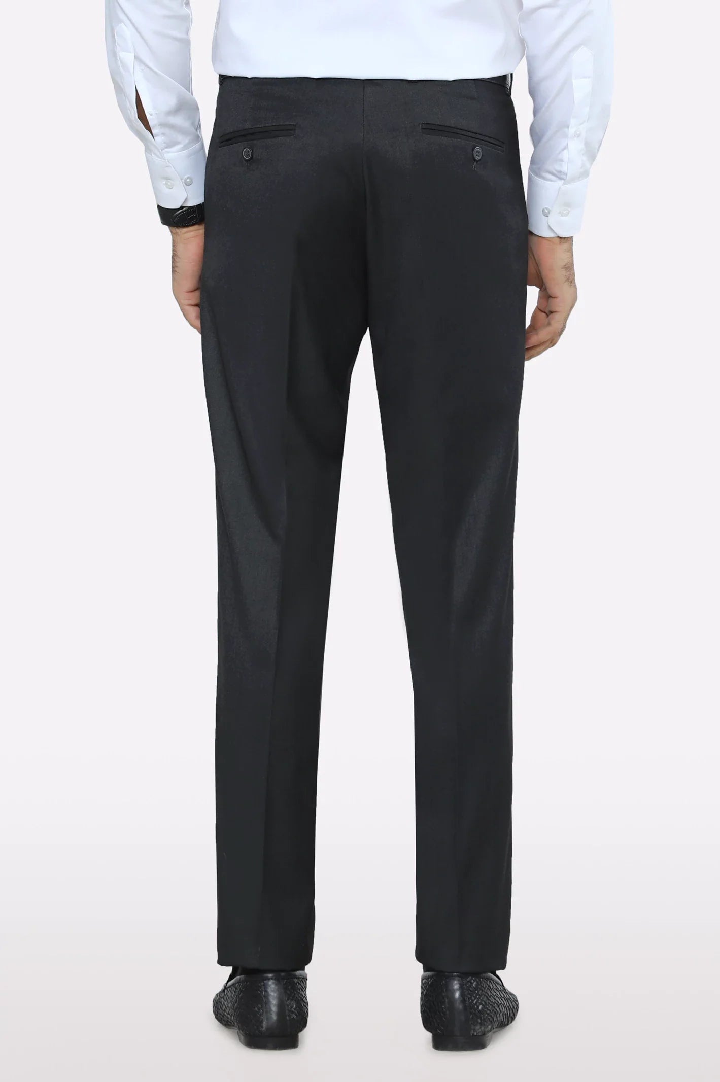 Charcoal Slim Ft Formal Trouser