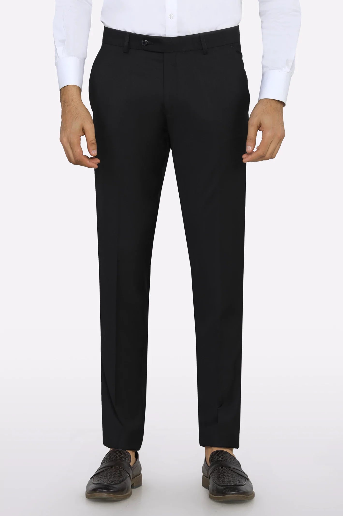 Black Slim Fit Formal Trouser