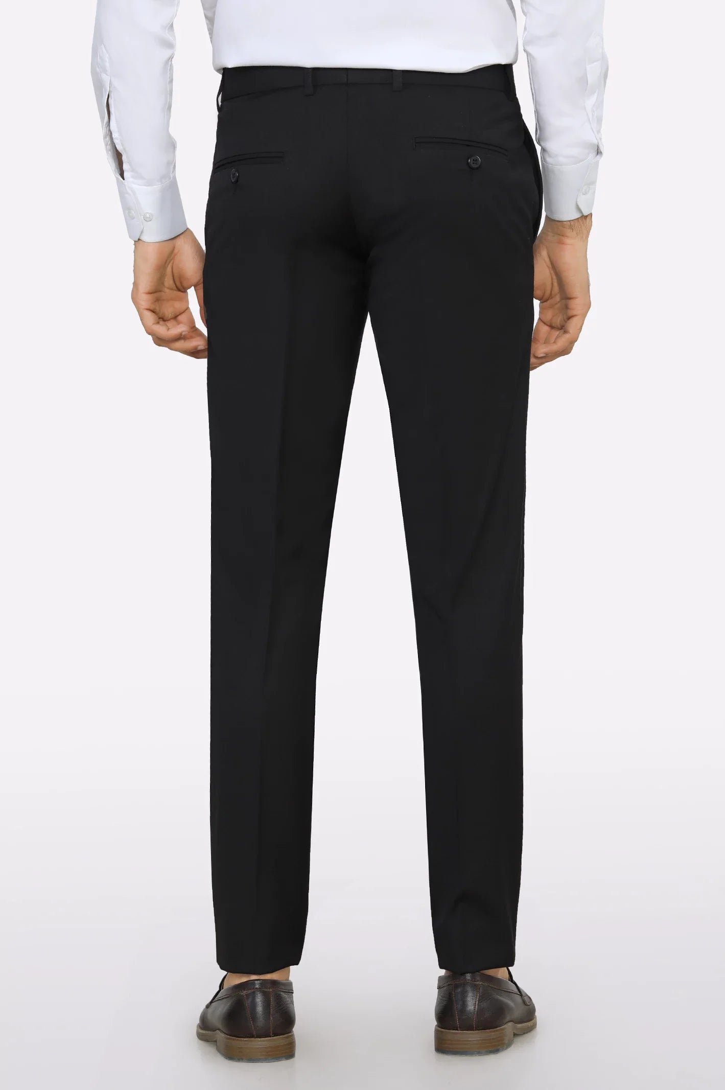 Black Slim Fit Formal Trouser