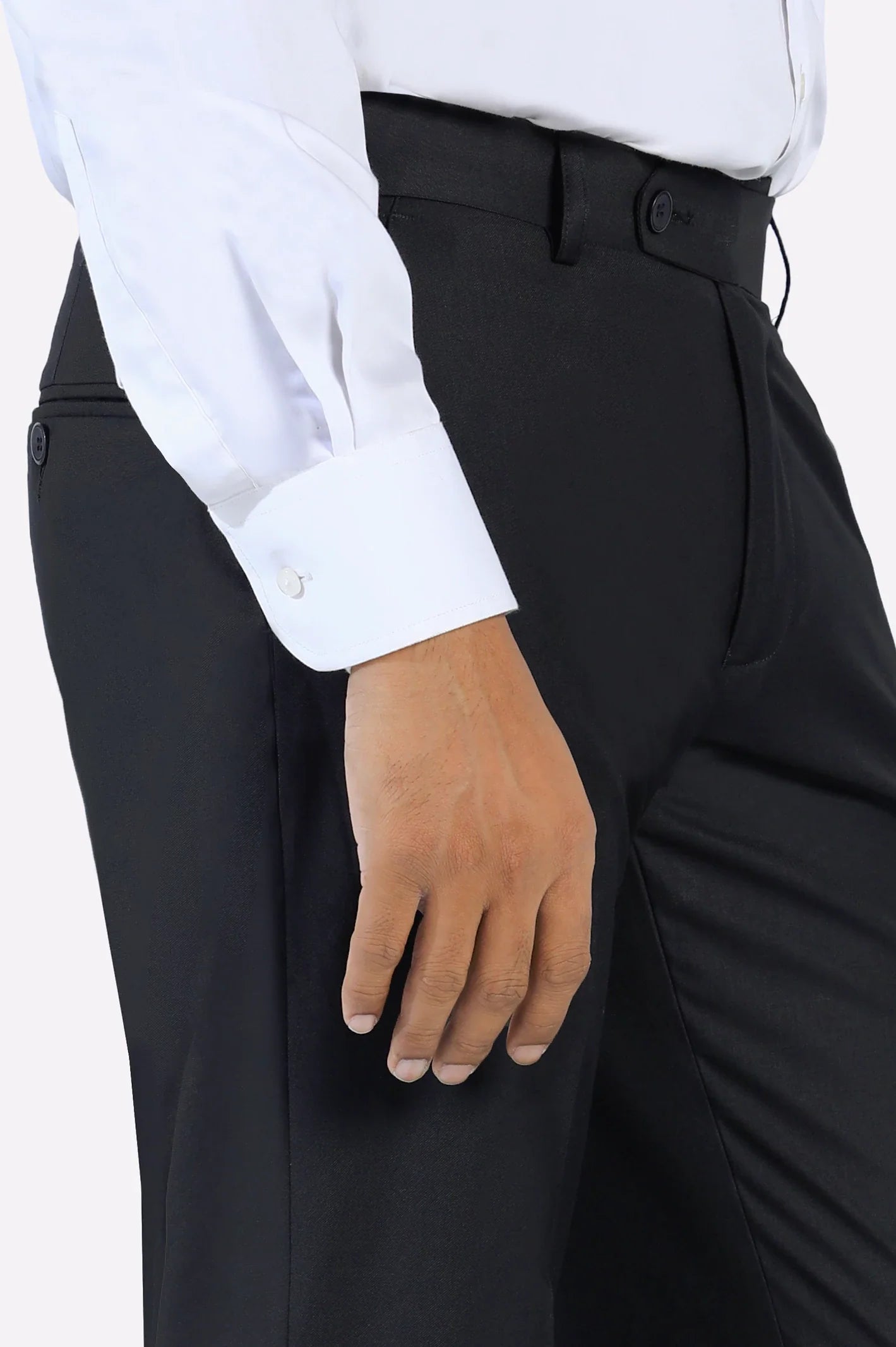 Black Smart Fit Formal Trouser