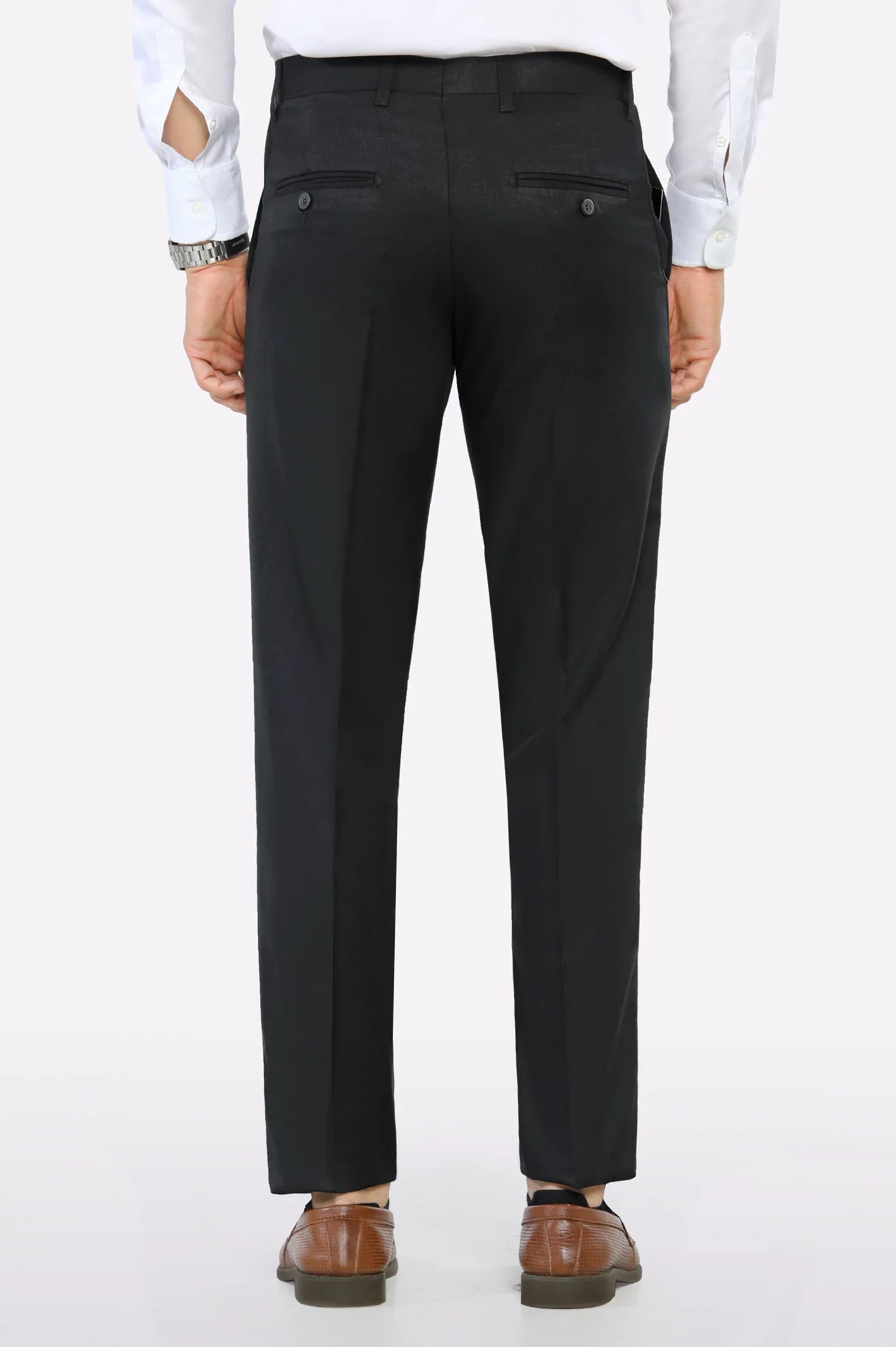 Black Smart Fit Formal Trouser