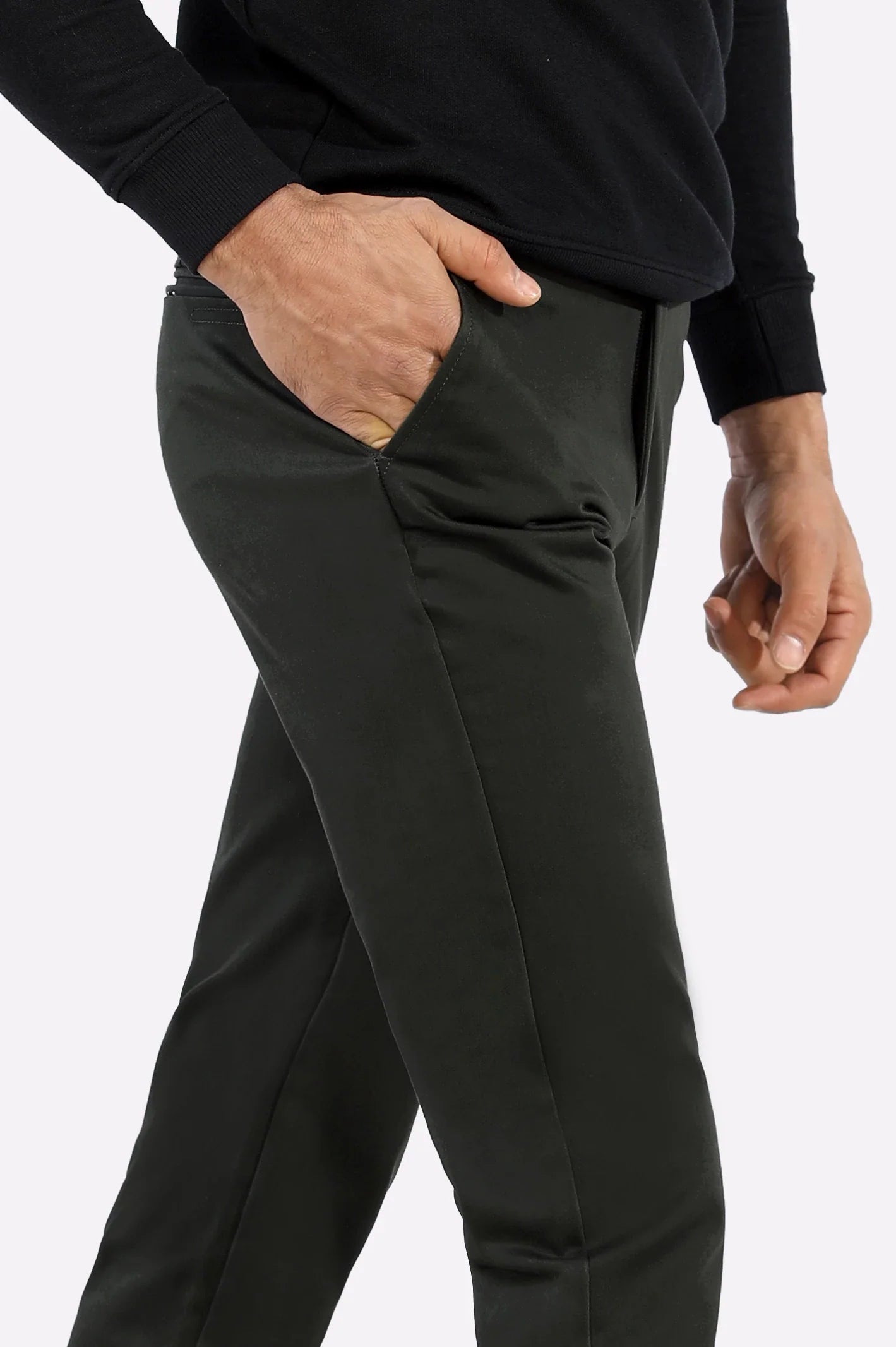 Green Smart Fit Cotton Chino