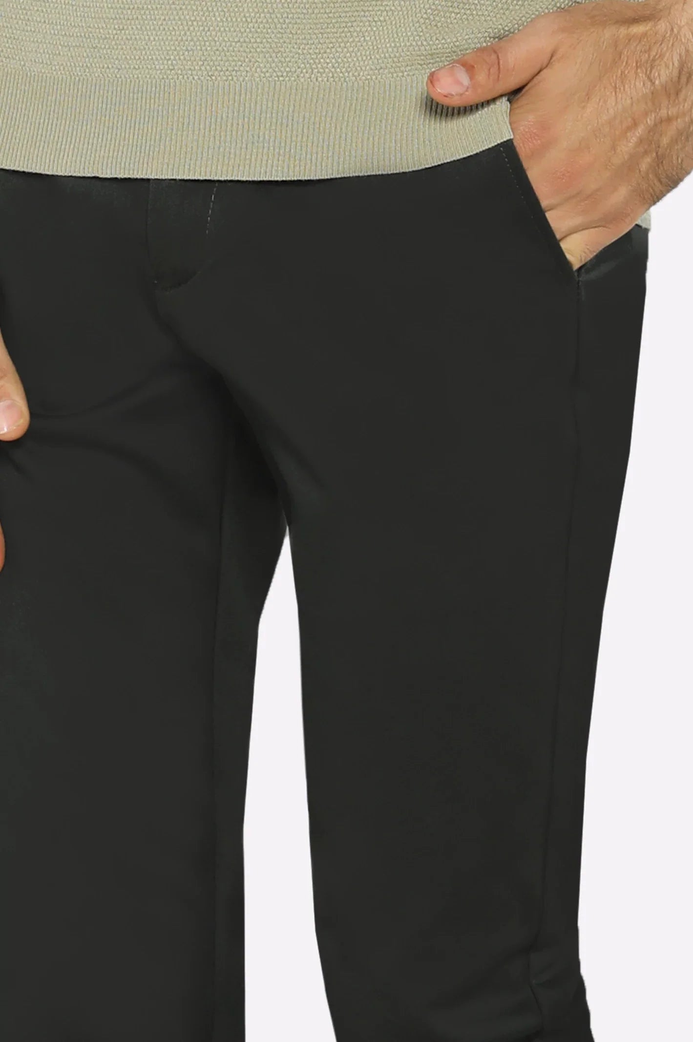 Dark Green Smart Fit Cotton Chino