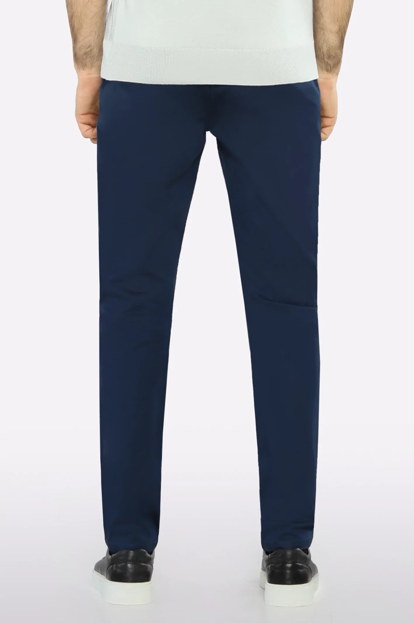 Blue Smart Fit Cotton Chino