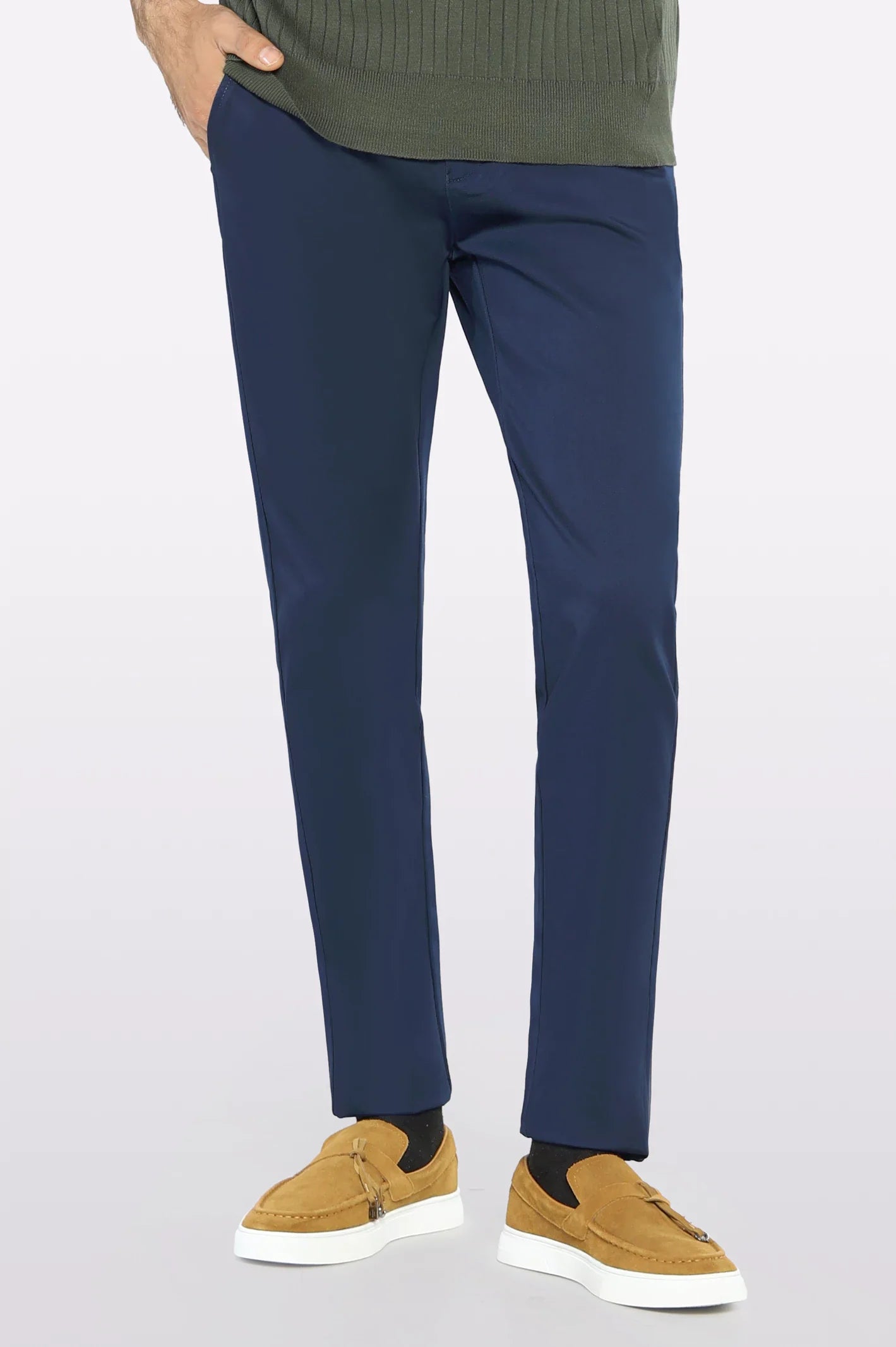 Royal Blue Smart Fit Cotton Chino
