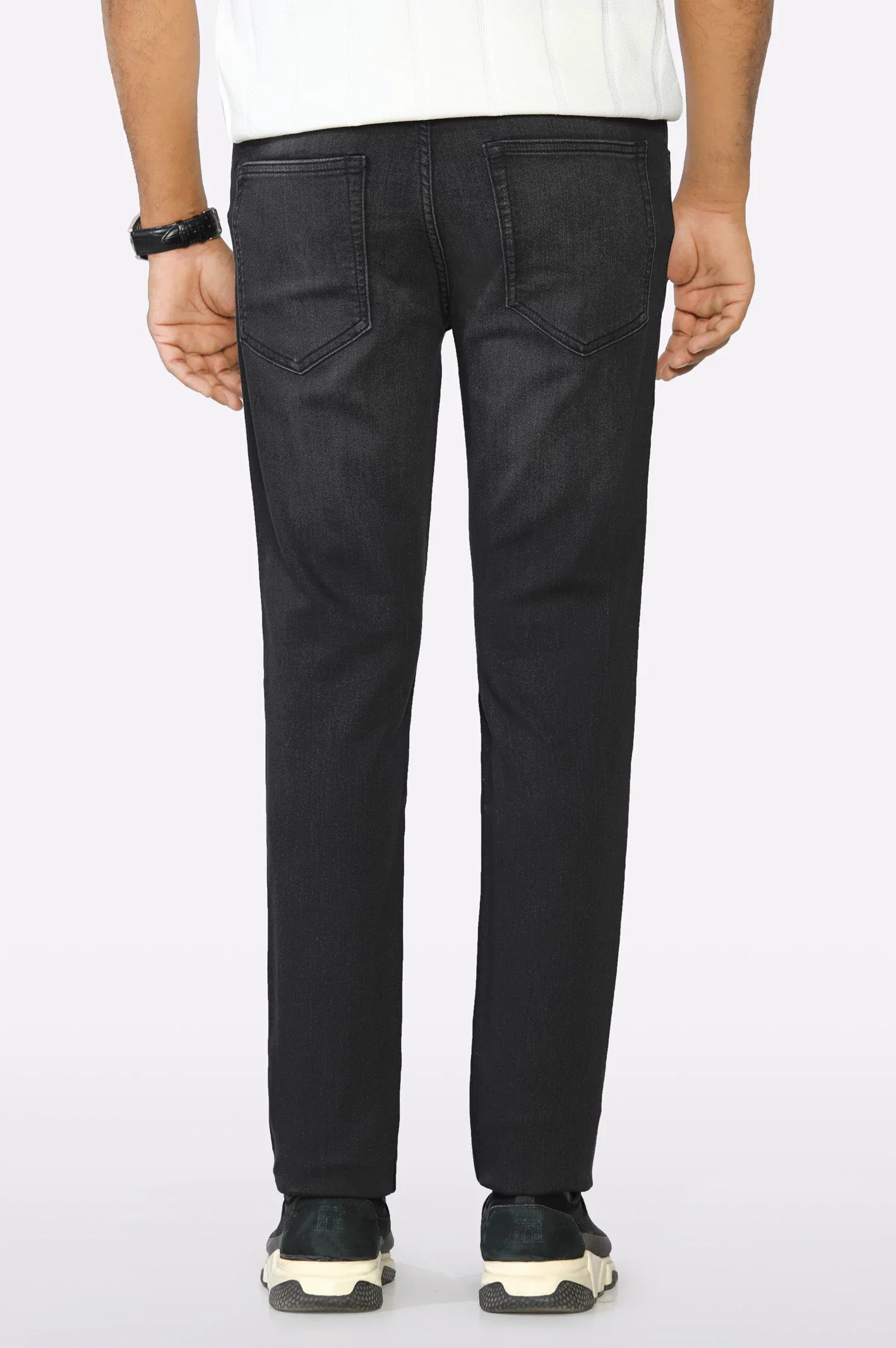 Grey Modern Slim Fit Jeans