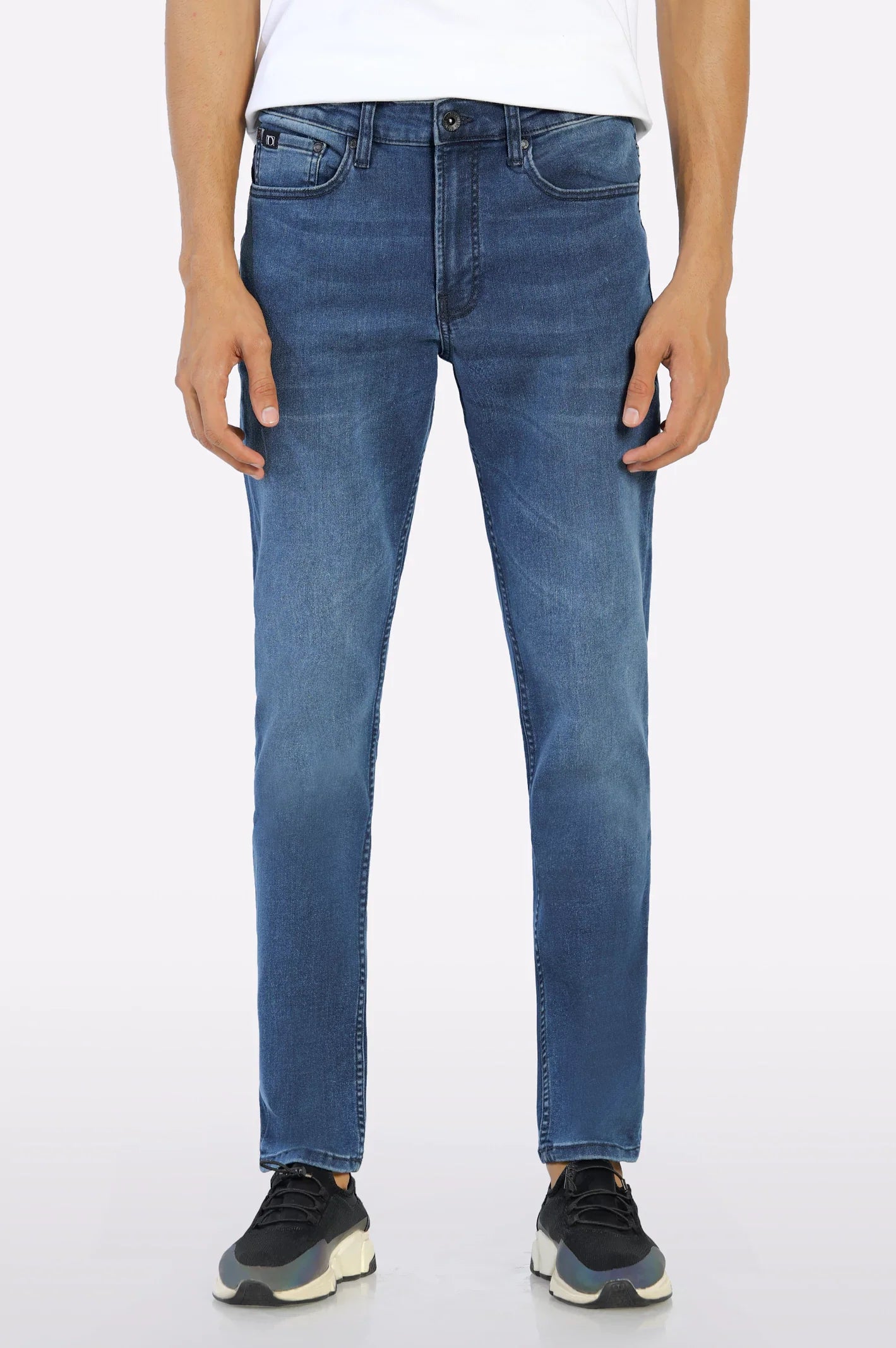 Light Blue Modern Slim Fit Jeans