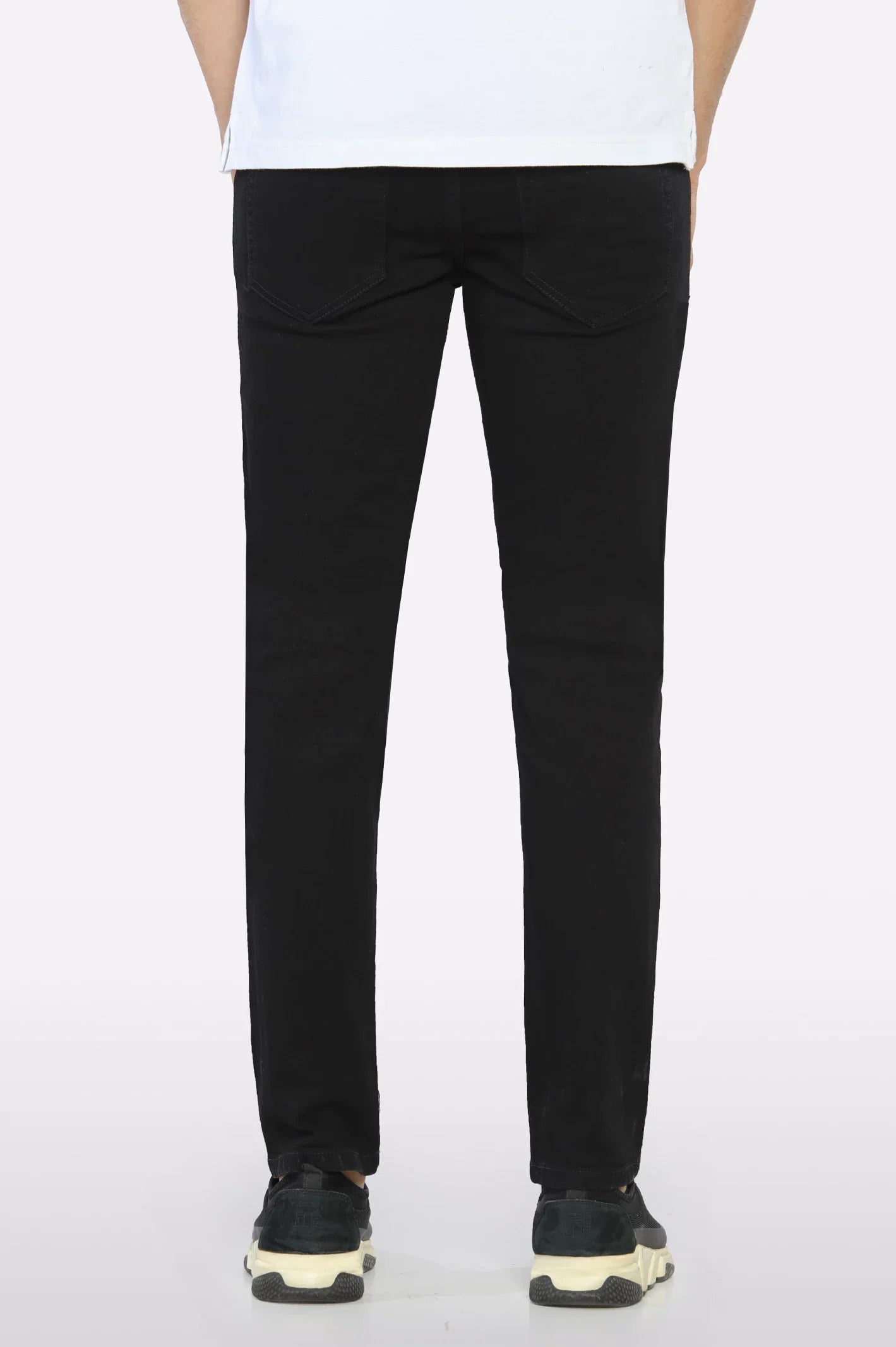 Black Tailored Fit Jeans