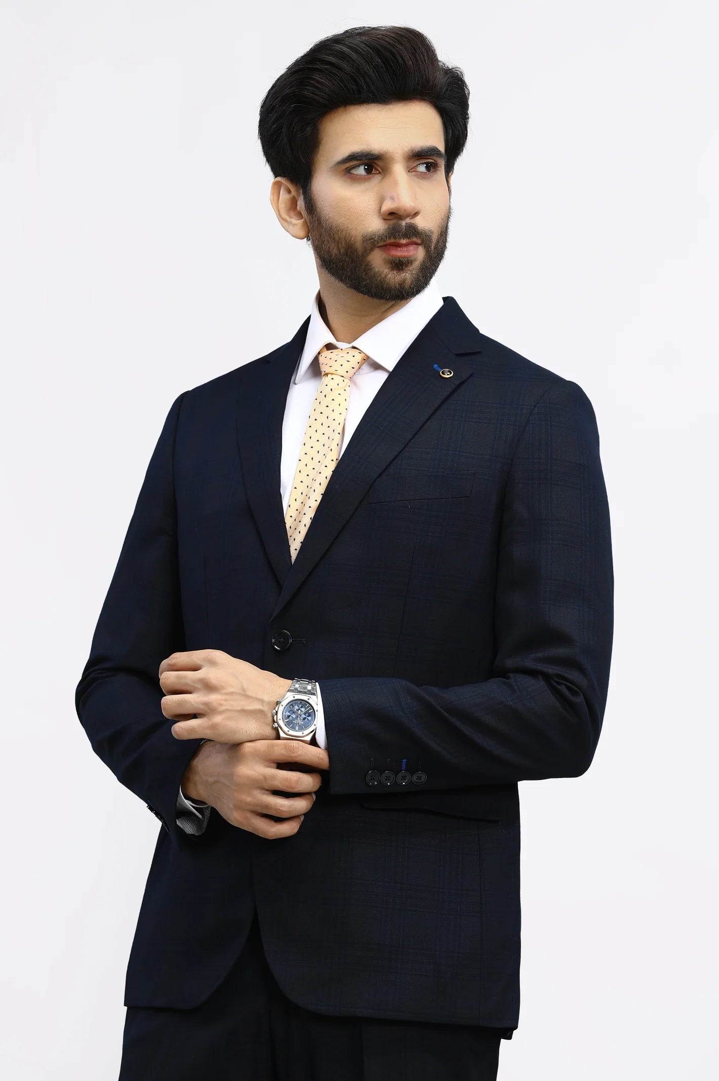 Diner's 2 Pcs Suit in Navy Blue