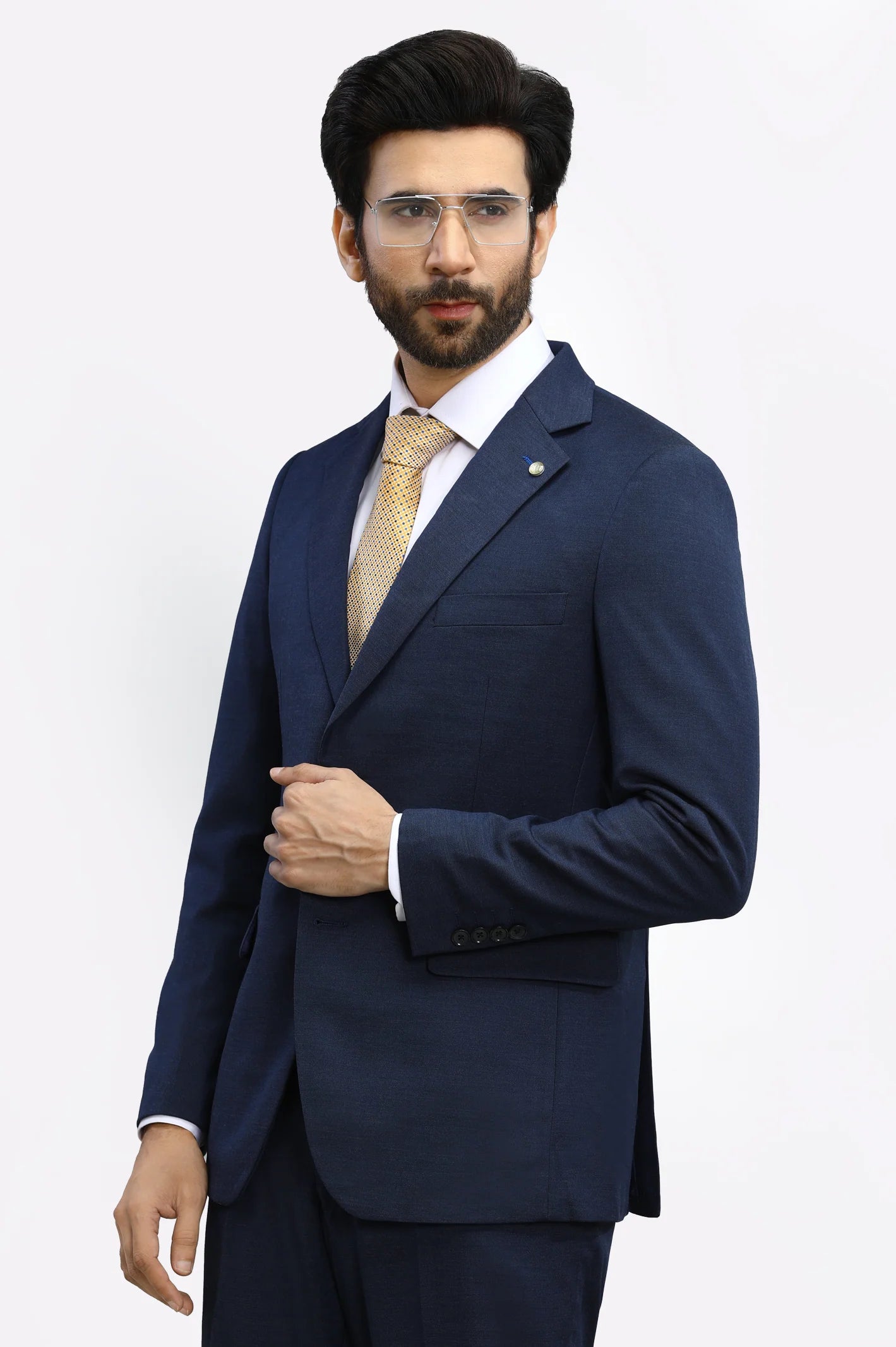 Diner's 2 Pcs Suit in Navy Blue
