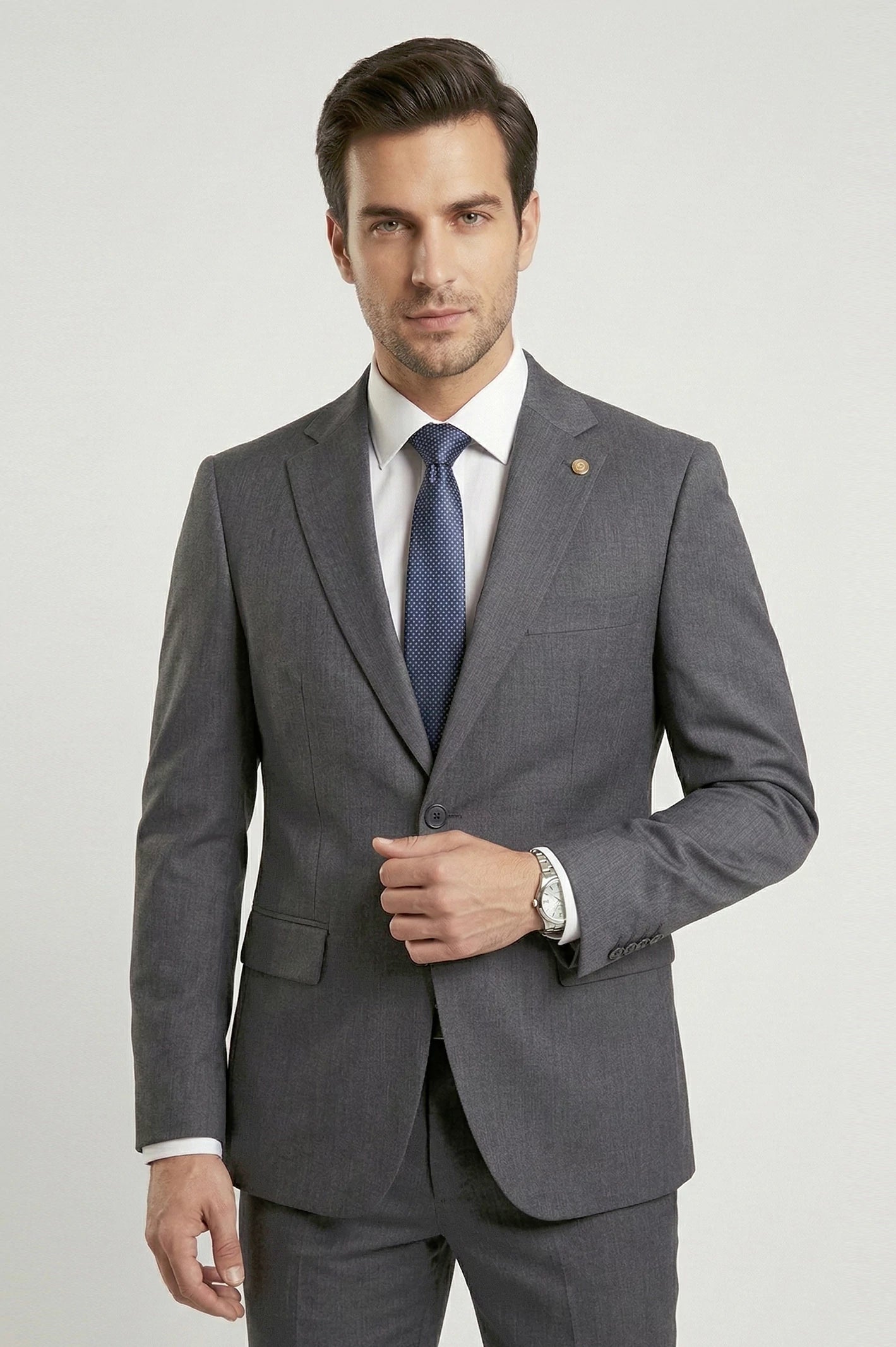 Grey Formal 2PC Suit