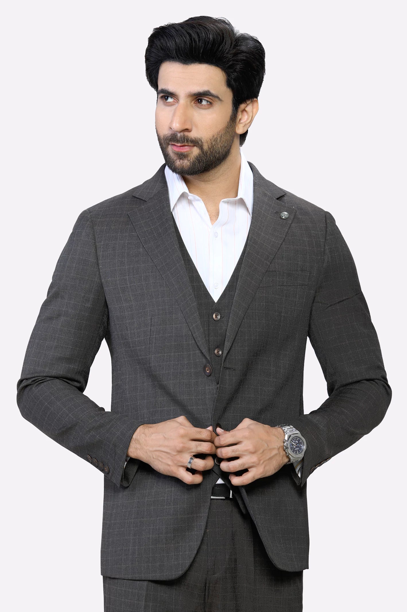 Brown Formal 3PC Suit