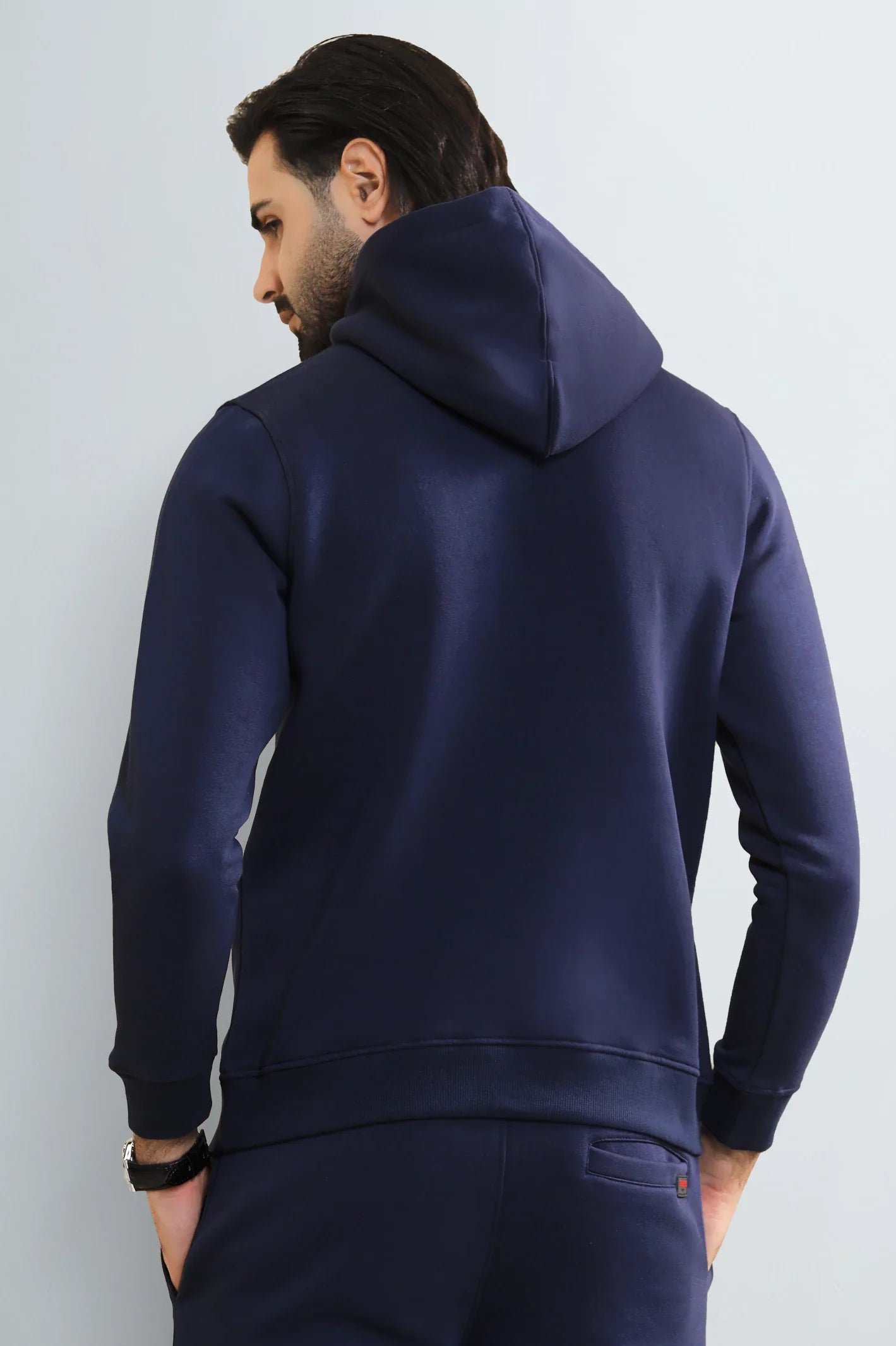 Navy Blue Pullover Hoodie