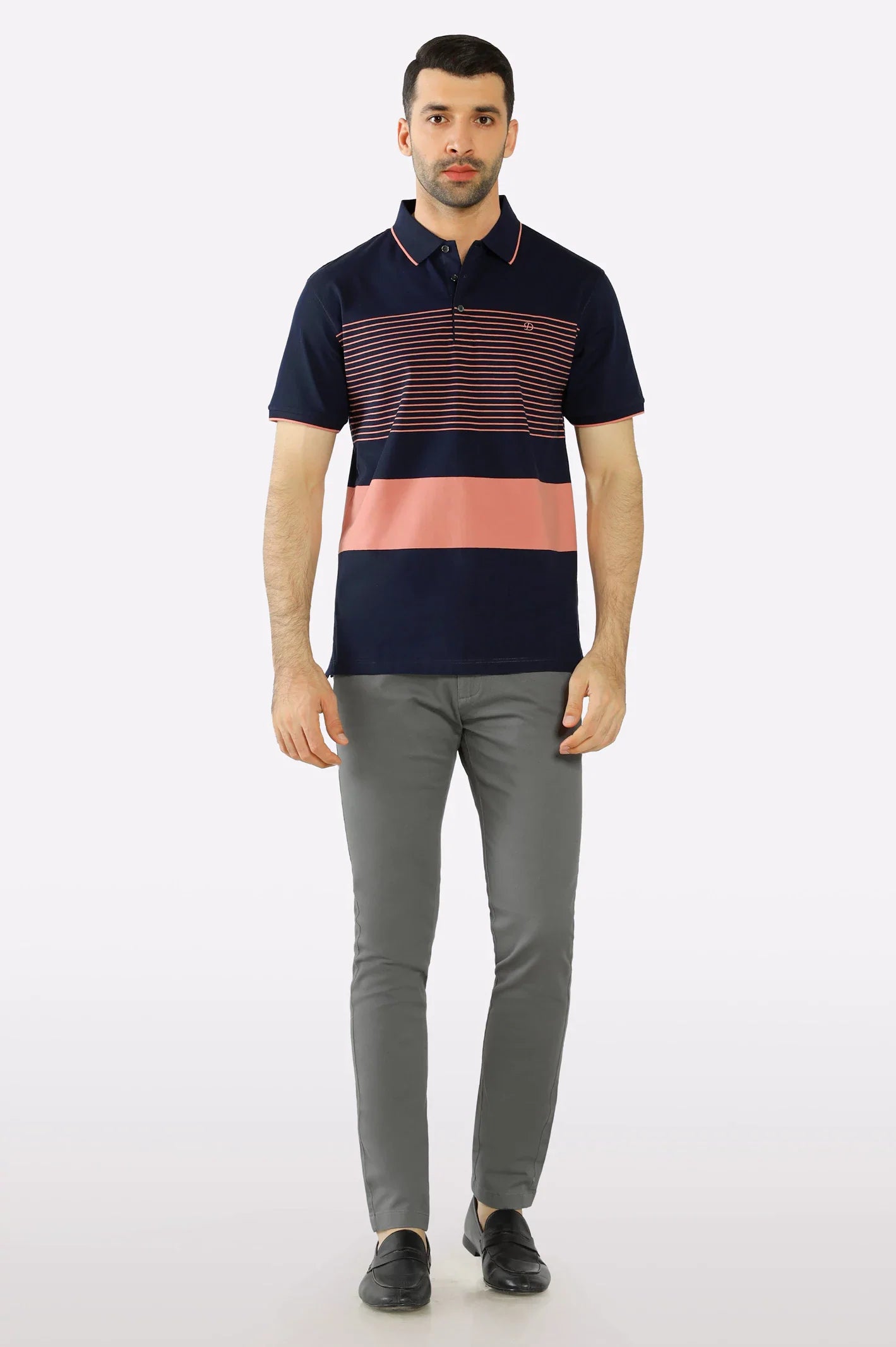 Purple Yard Dyed Polo