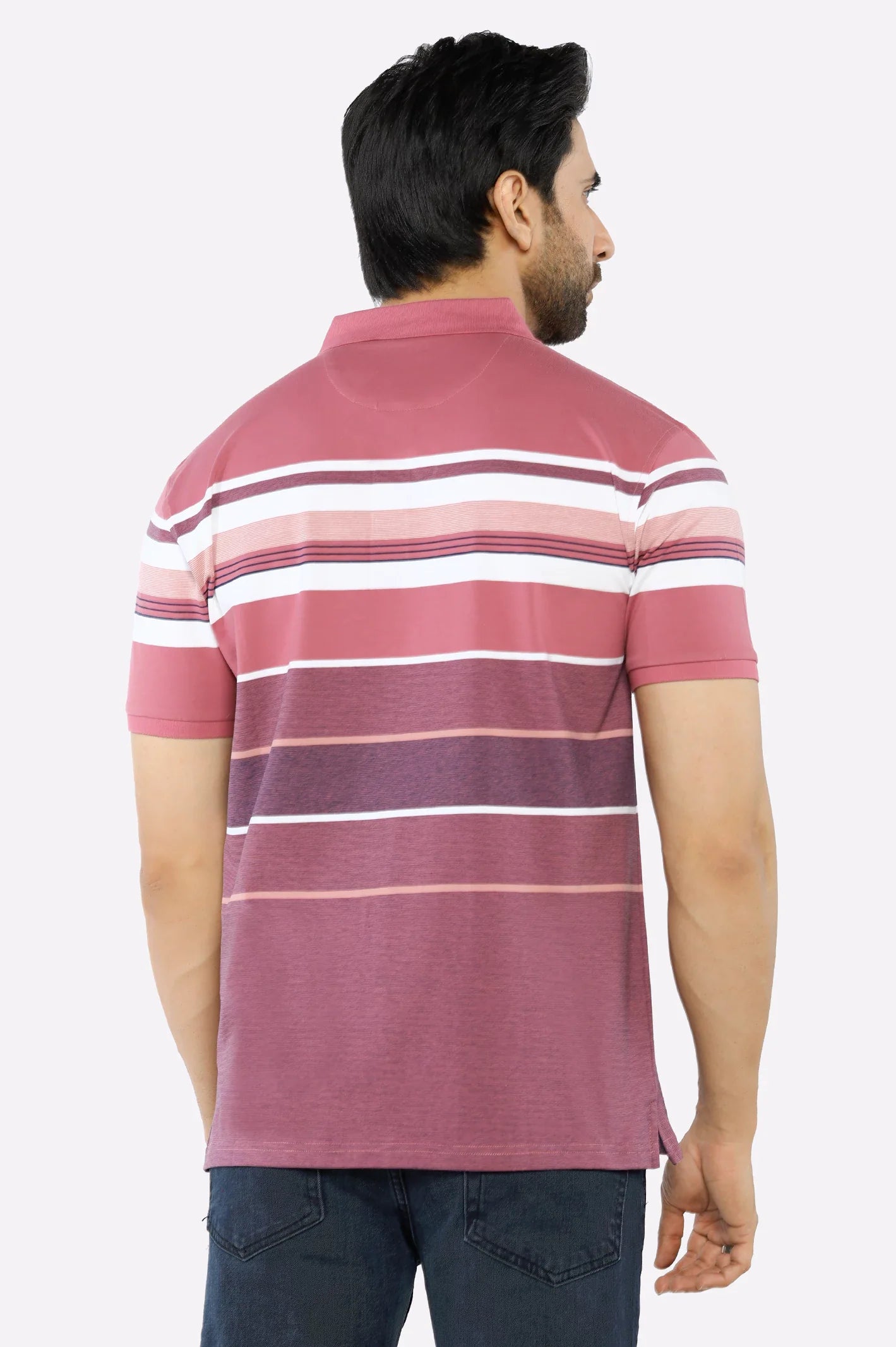 Purple Yard Dyed Polo