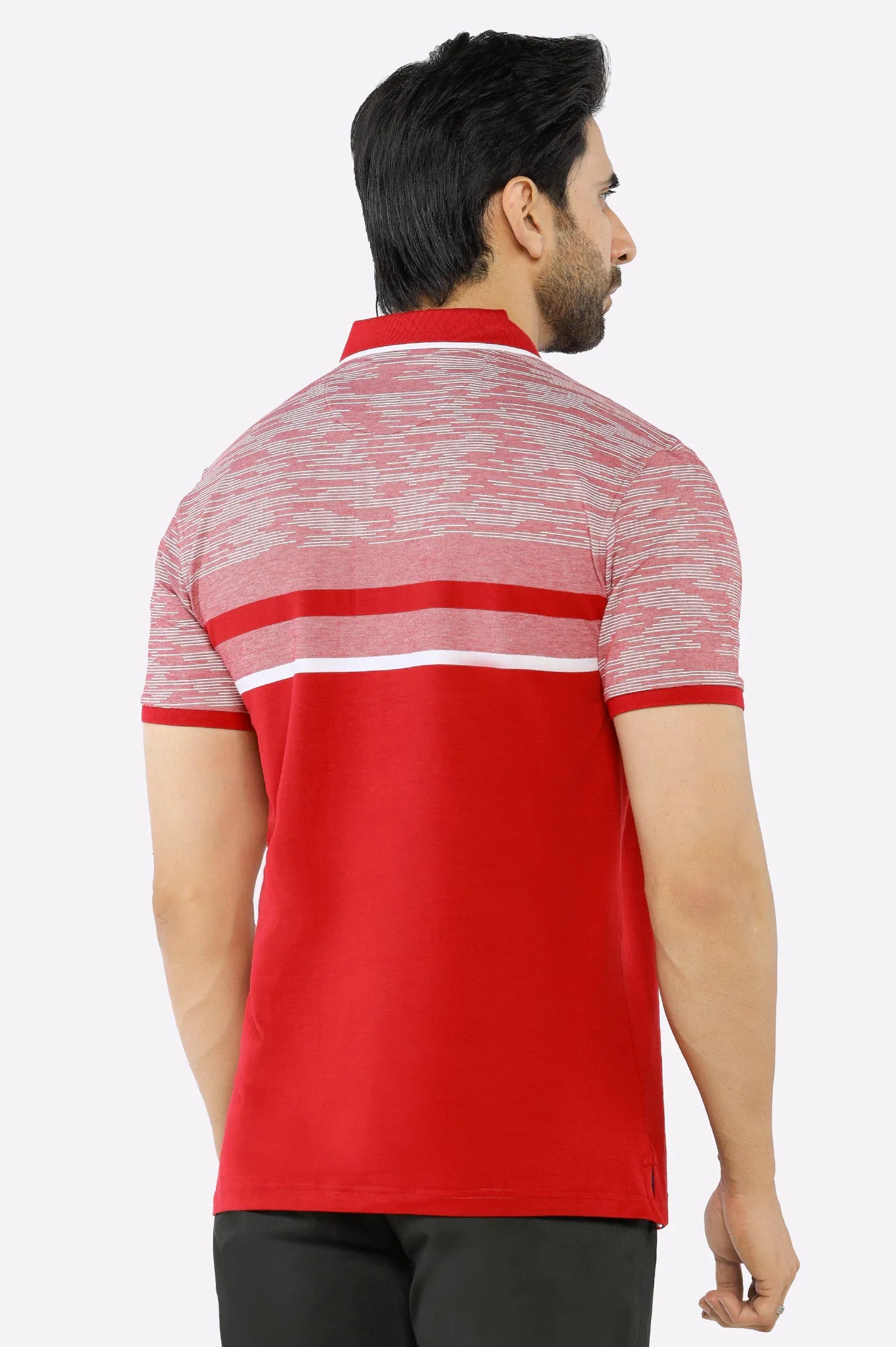 Maroon Yarn Dyed Polo