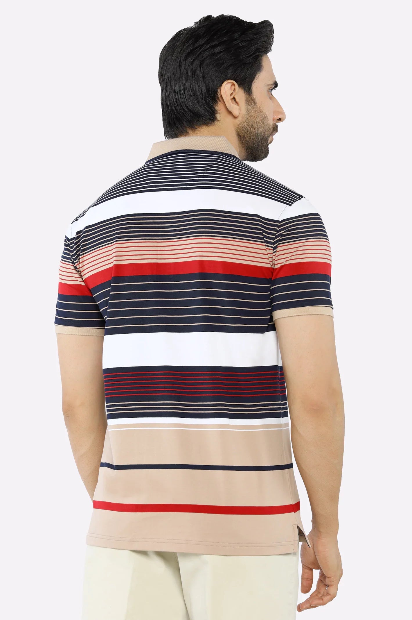 Fawn Yarn Dyed Polo