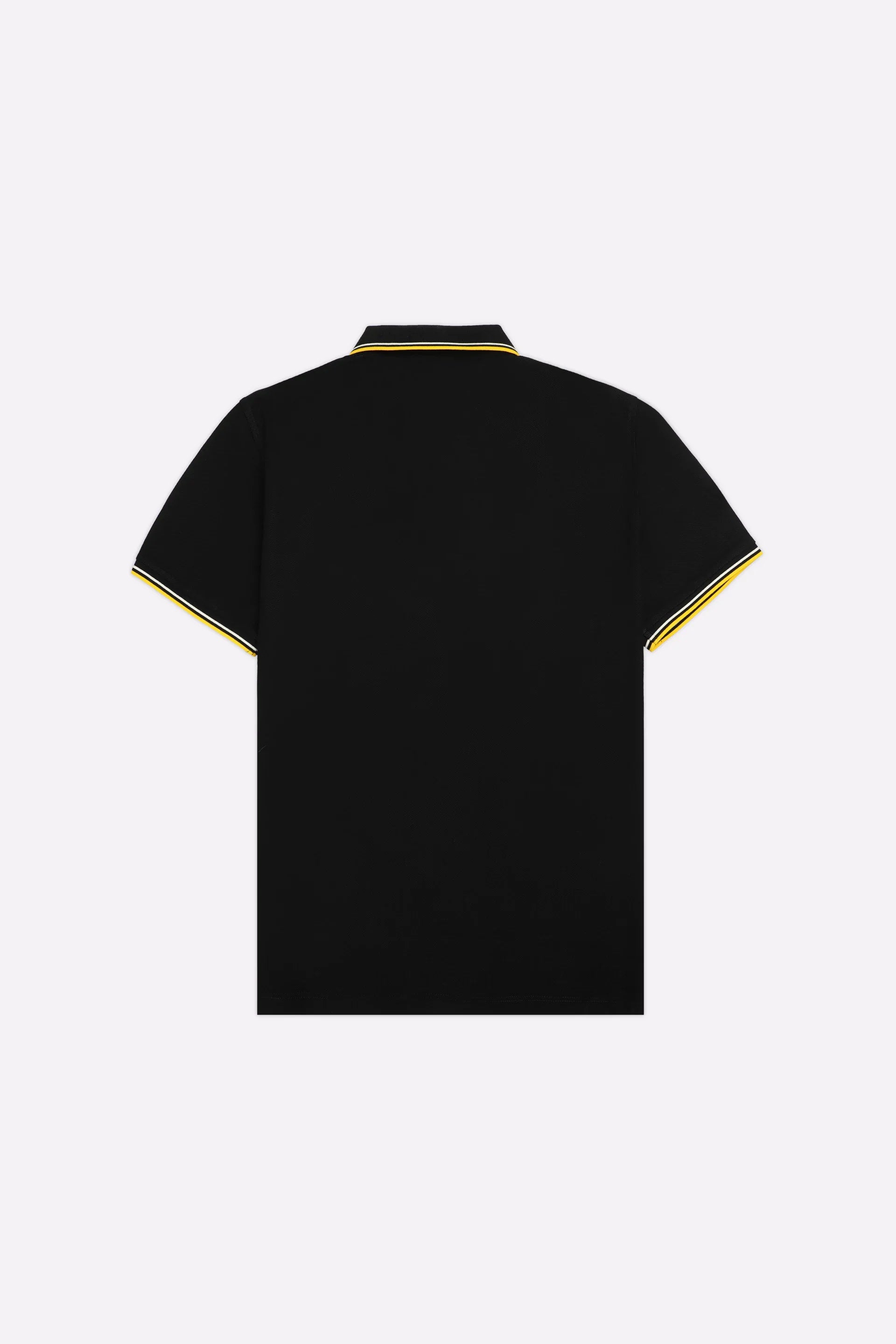 Black Mercerised Polo