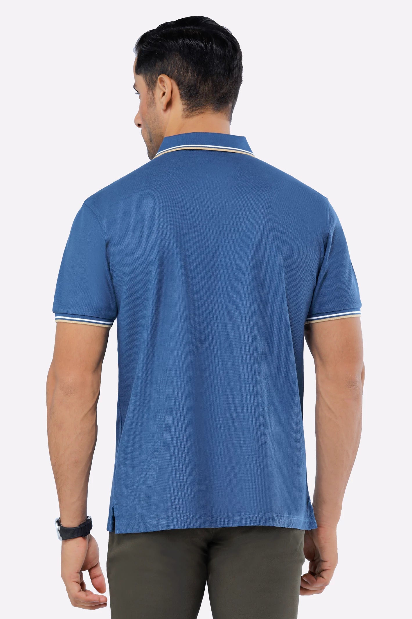Teal Mercerised Polo