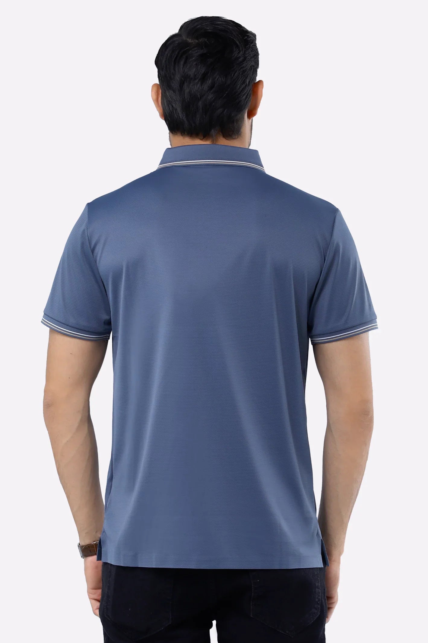 Blue Dry Fit Polo