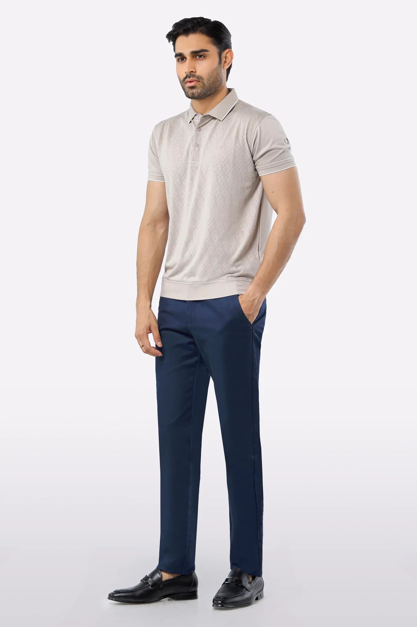 Sand Mercerized Polo