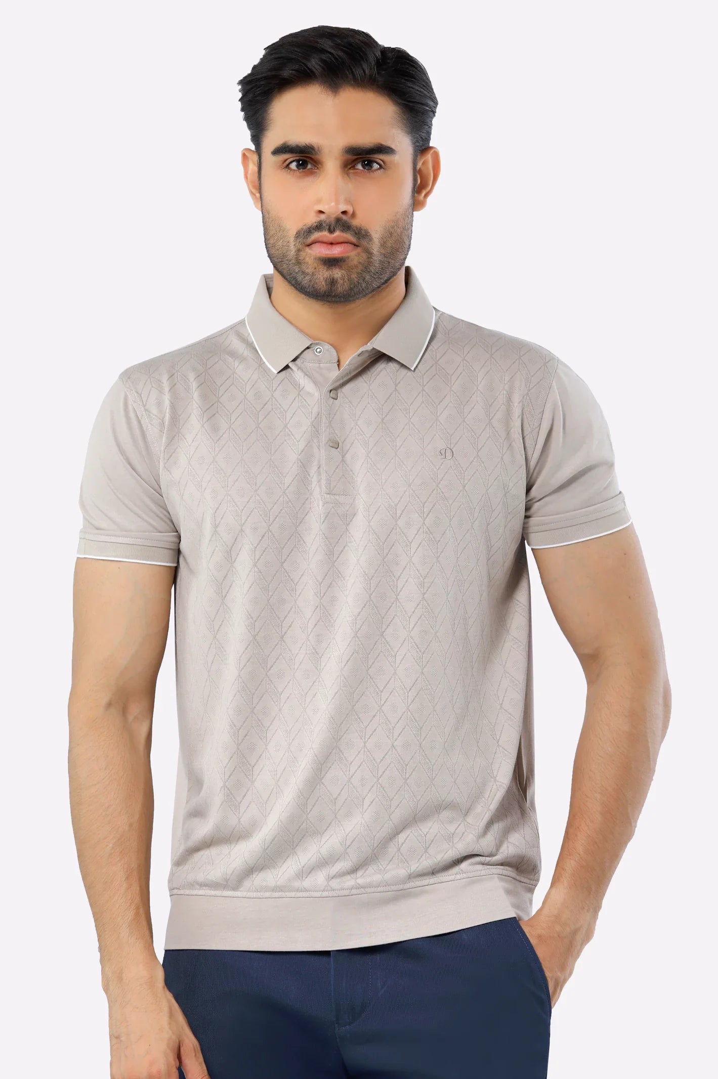 Sand Mercerized Polo