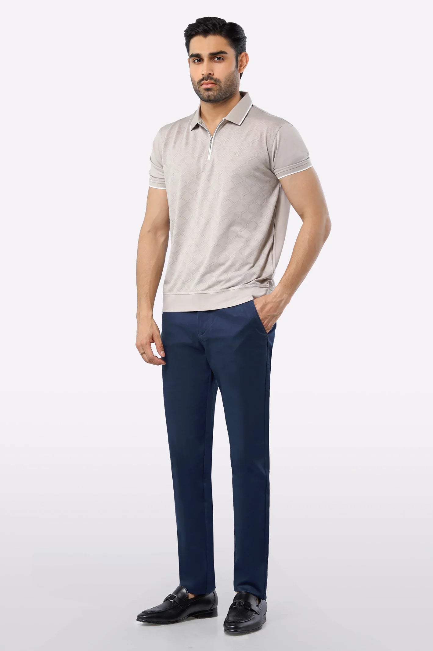 Sand Mercerized Polo