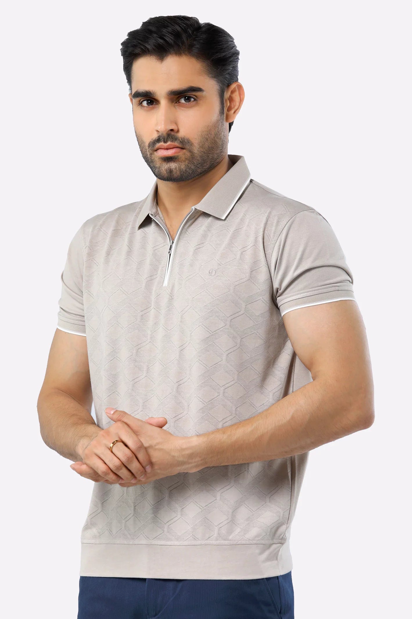 Sand Mercerized Polo