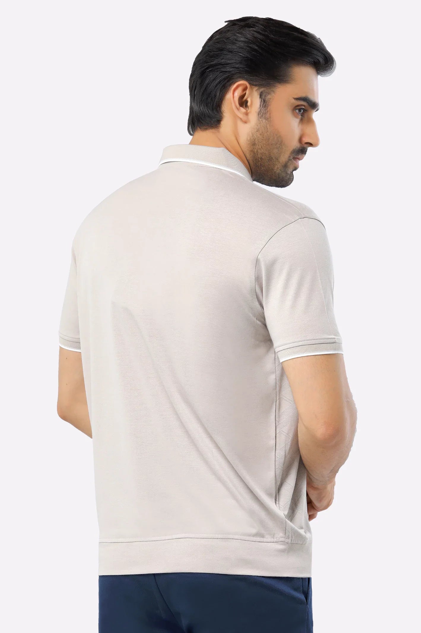 Sand Mercerized Polo
