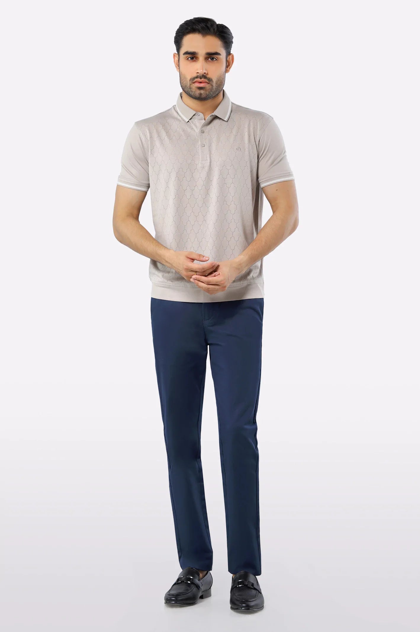Sand Mercerized Polo