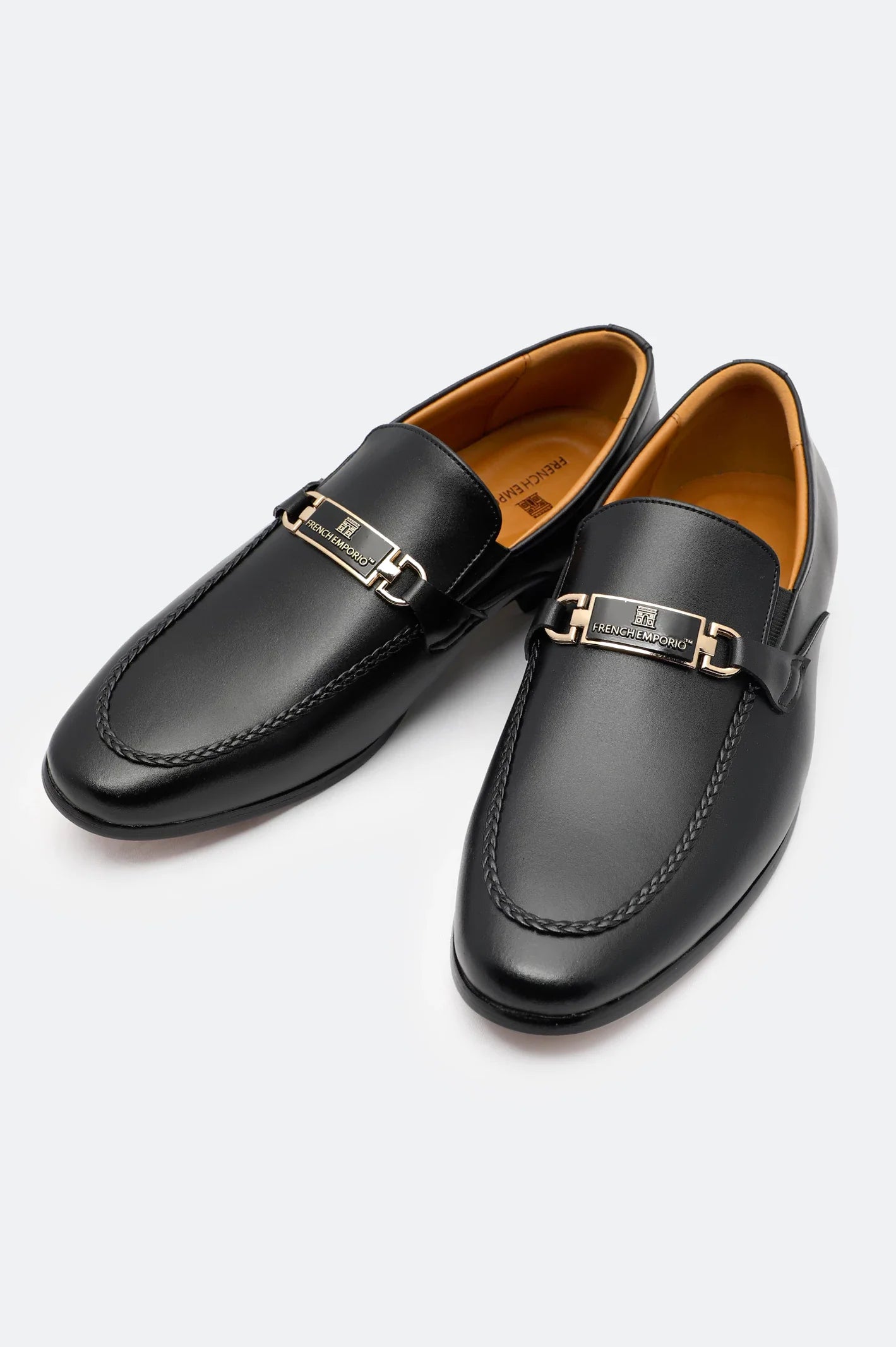 Black Formal Mocassins Shoes