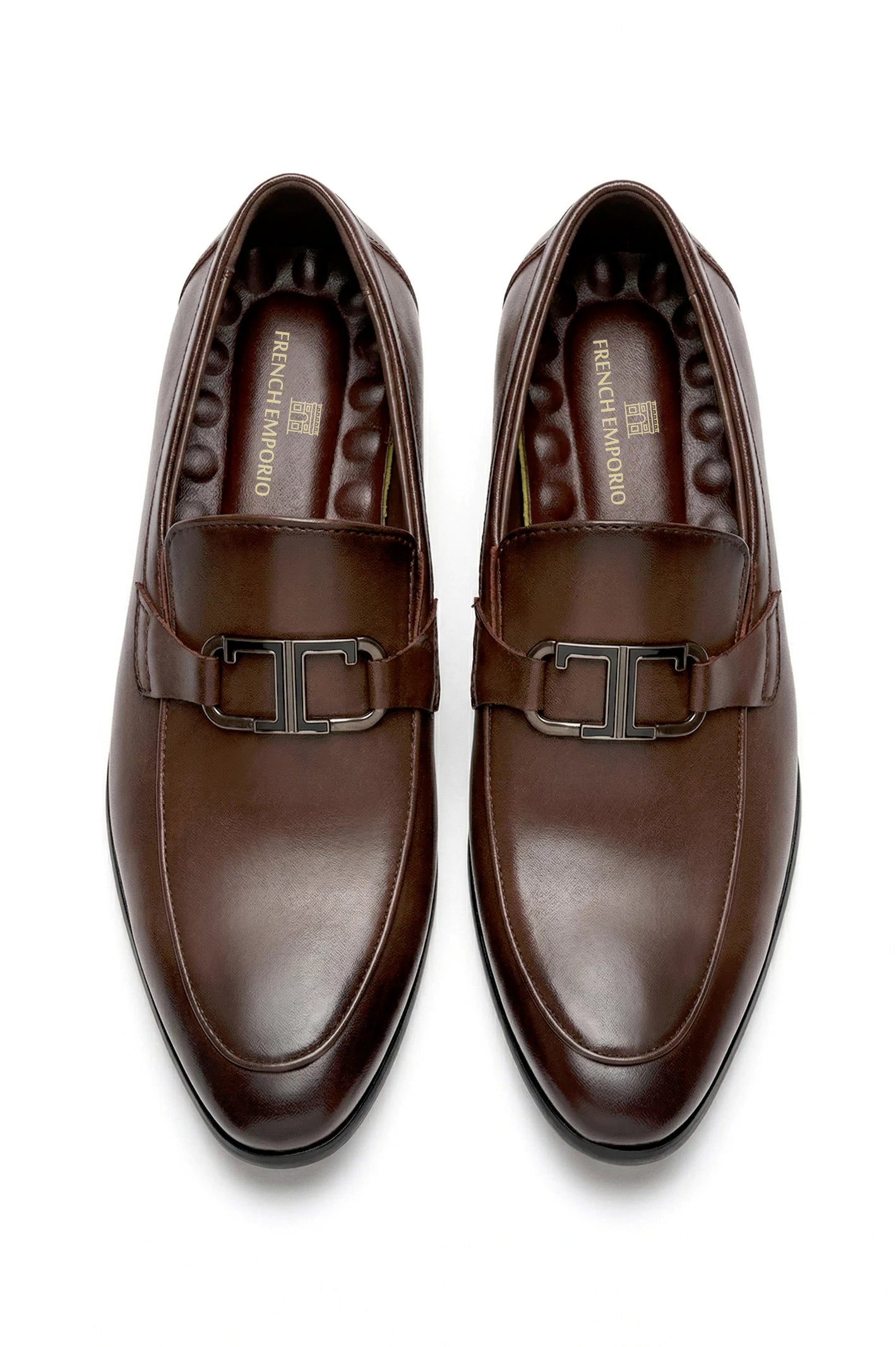 Coffee Horsebit Formal Shoes
