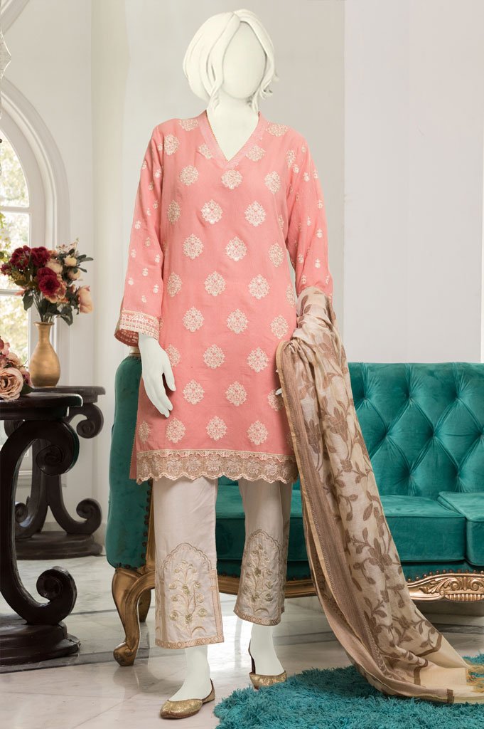 Embroided Pert - WKF0024 - Pink - Diners