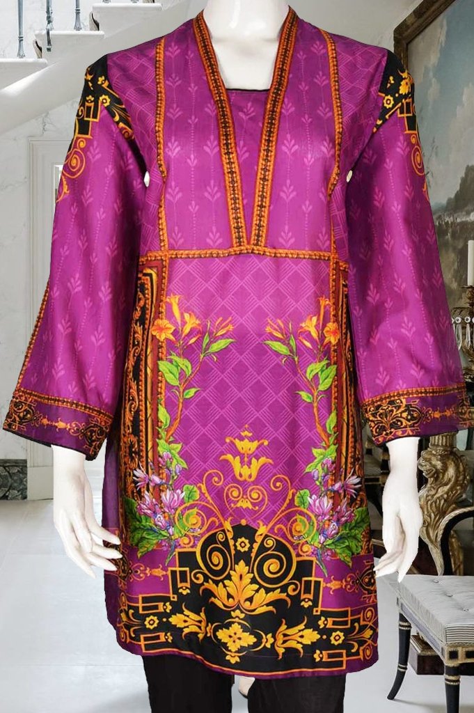 Printed Shirt - WKL0162 - Purple -Diners