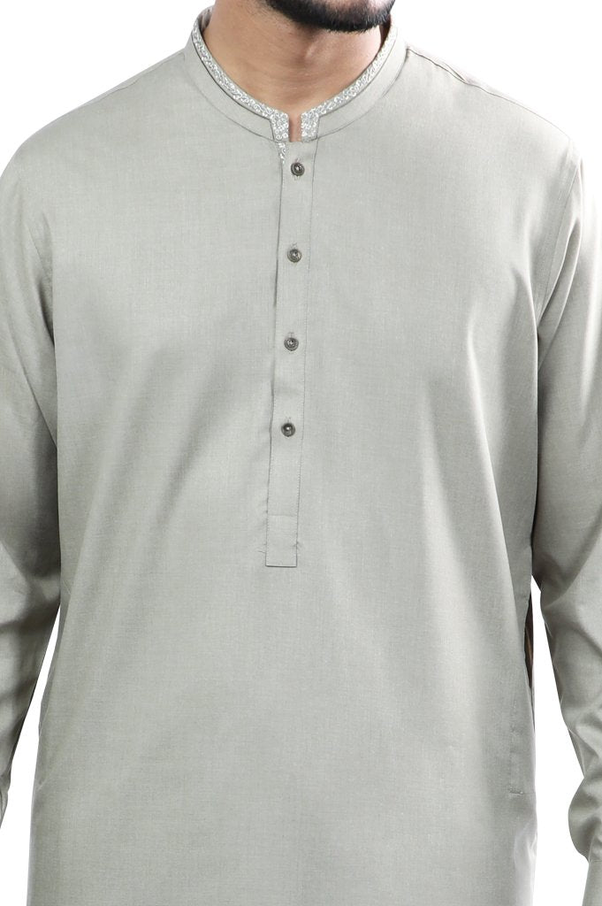 Formal Shalwar Suit for Men EG2593-Light-Green - Diners