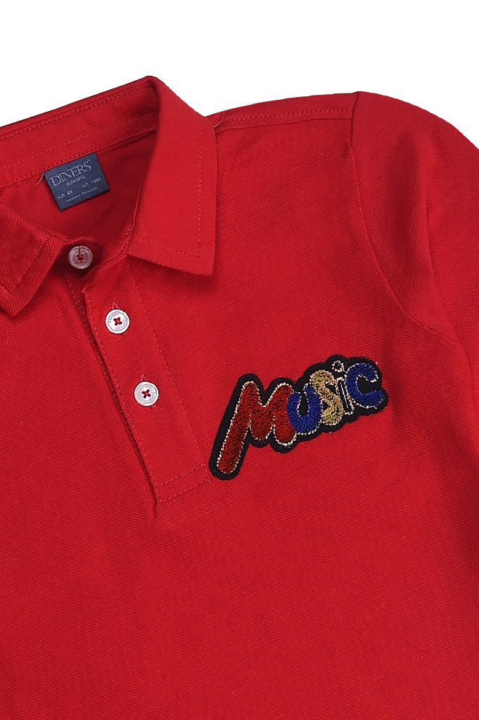 Boys Casual Shirt SKU: KBA 0209 Red - Diners