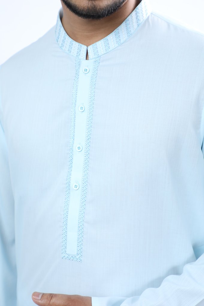 Formal Shalwar Suit for Man EG2784-Teal - Diners