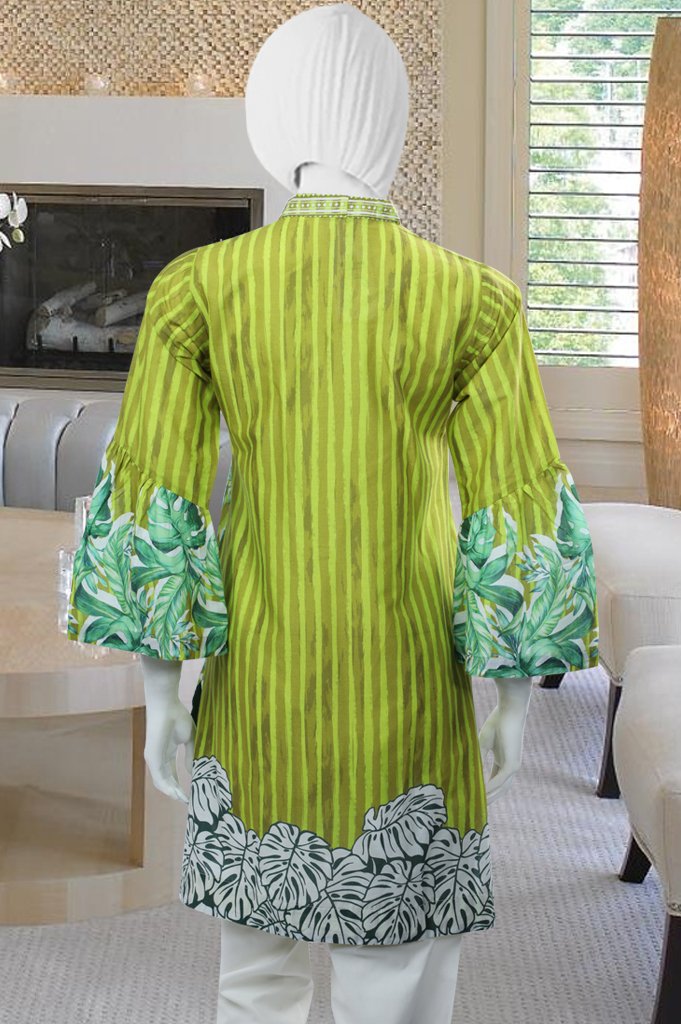 Embroided Shirt - WKL0094 - L-Green - Diners