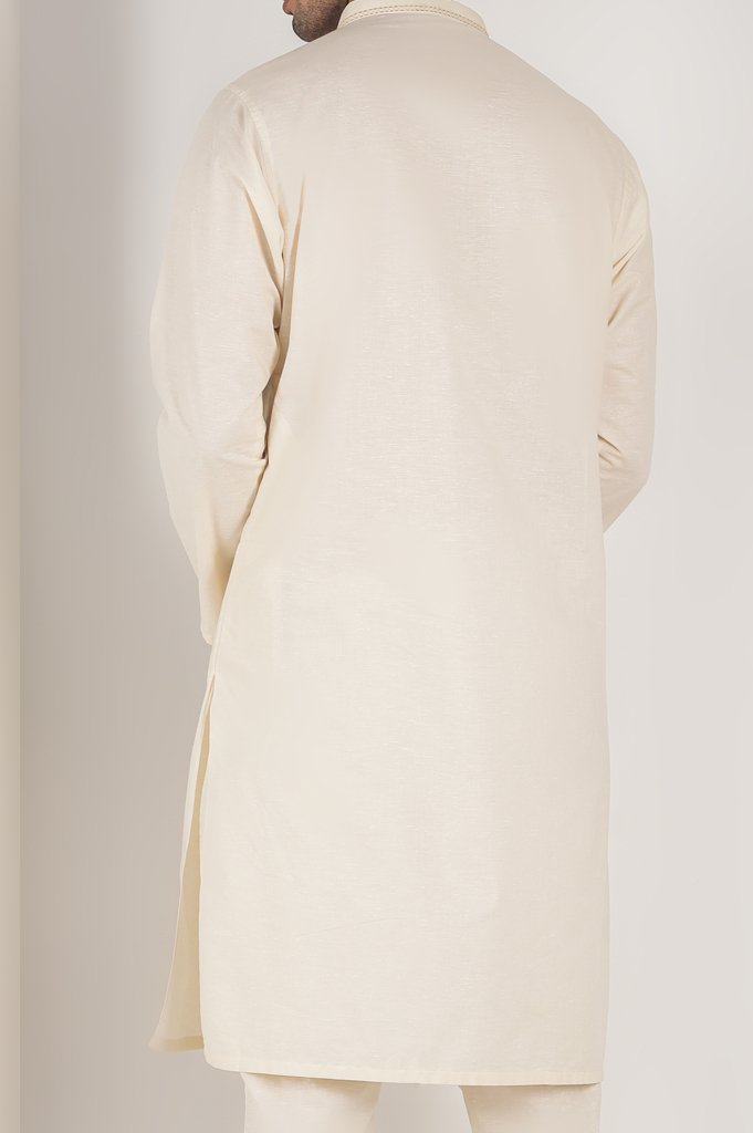 Formal Shalwar Suit for Man (EG2587-Cream) - Diners