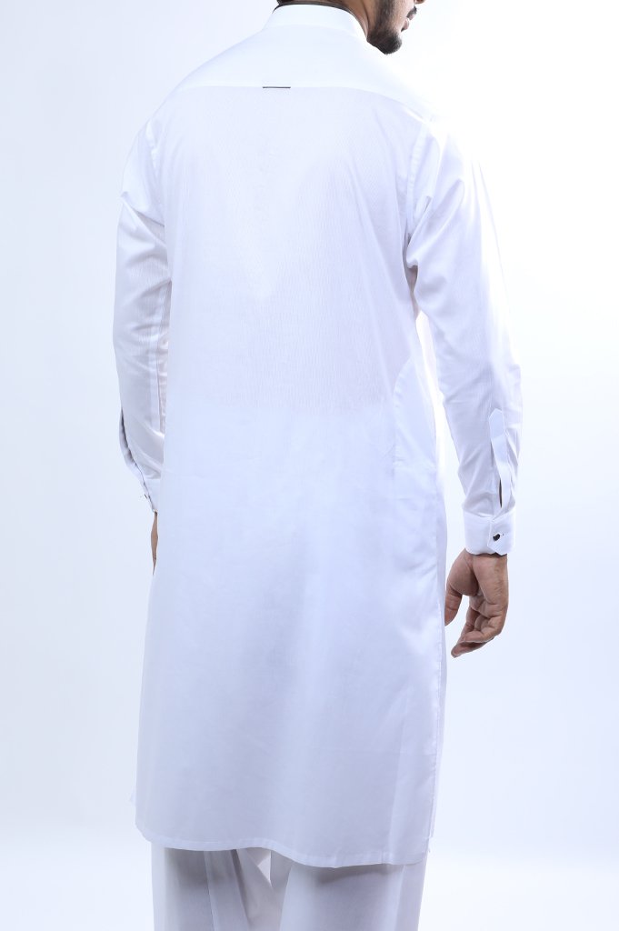 Formal Shalwar Suit for Man EG2649-White - Diners
