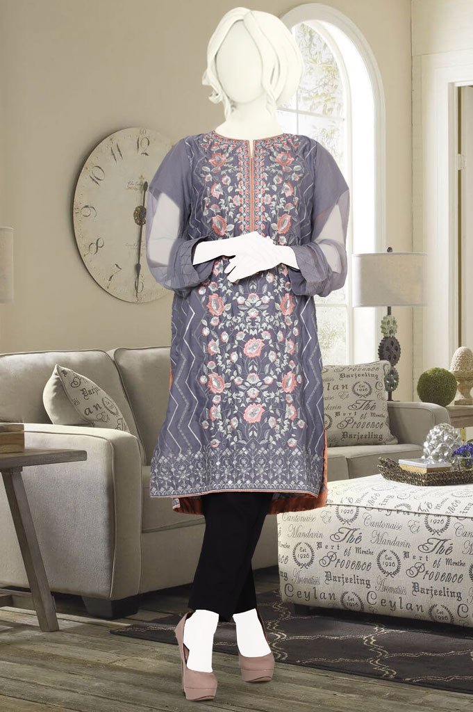 Embroided Shirt - WKF0012 - Lilac - Diners
