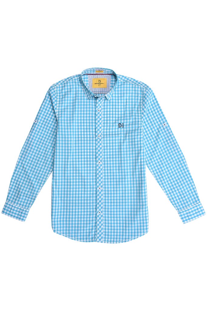 Boys Casual Shirt SKU: KBB 0241 AQUA - Diners